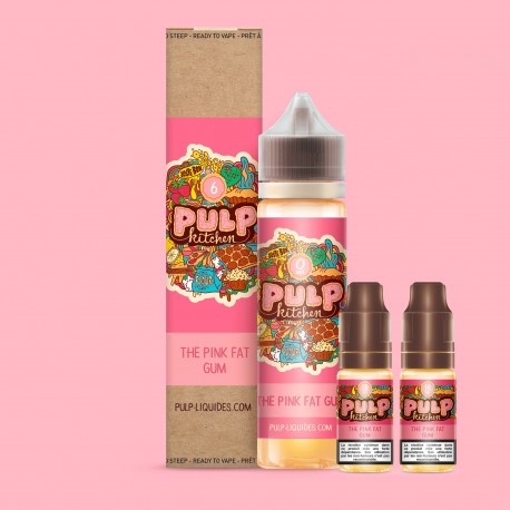 E-Liquide The Pink Fat Gum - Pulp Kitchen | 60 ml avec nicotine | 60/40