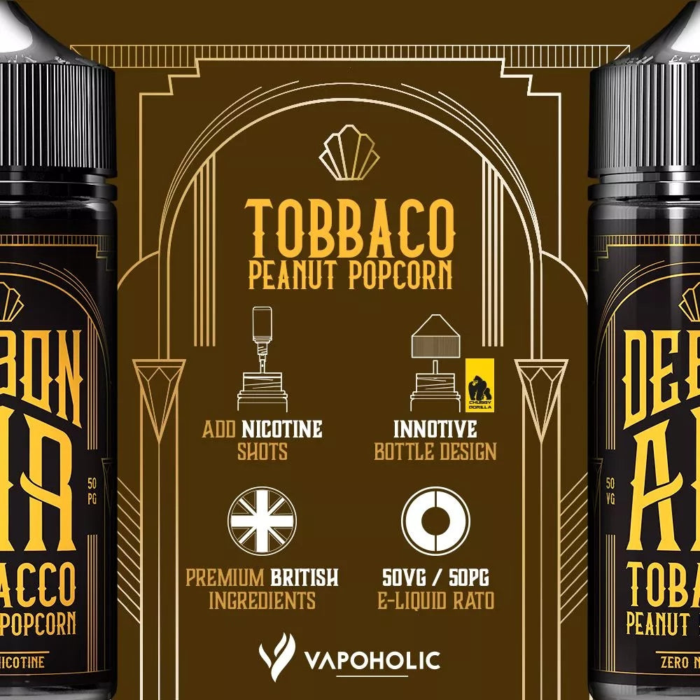 Tobacco Peanut Popcorn 50/50 E-Liquid | DebonAir