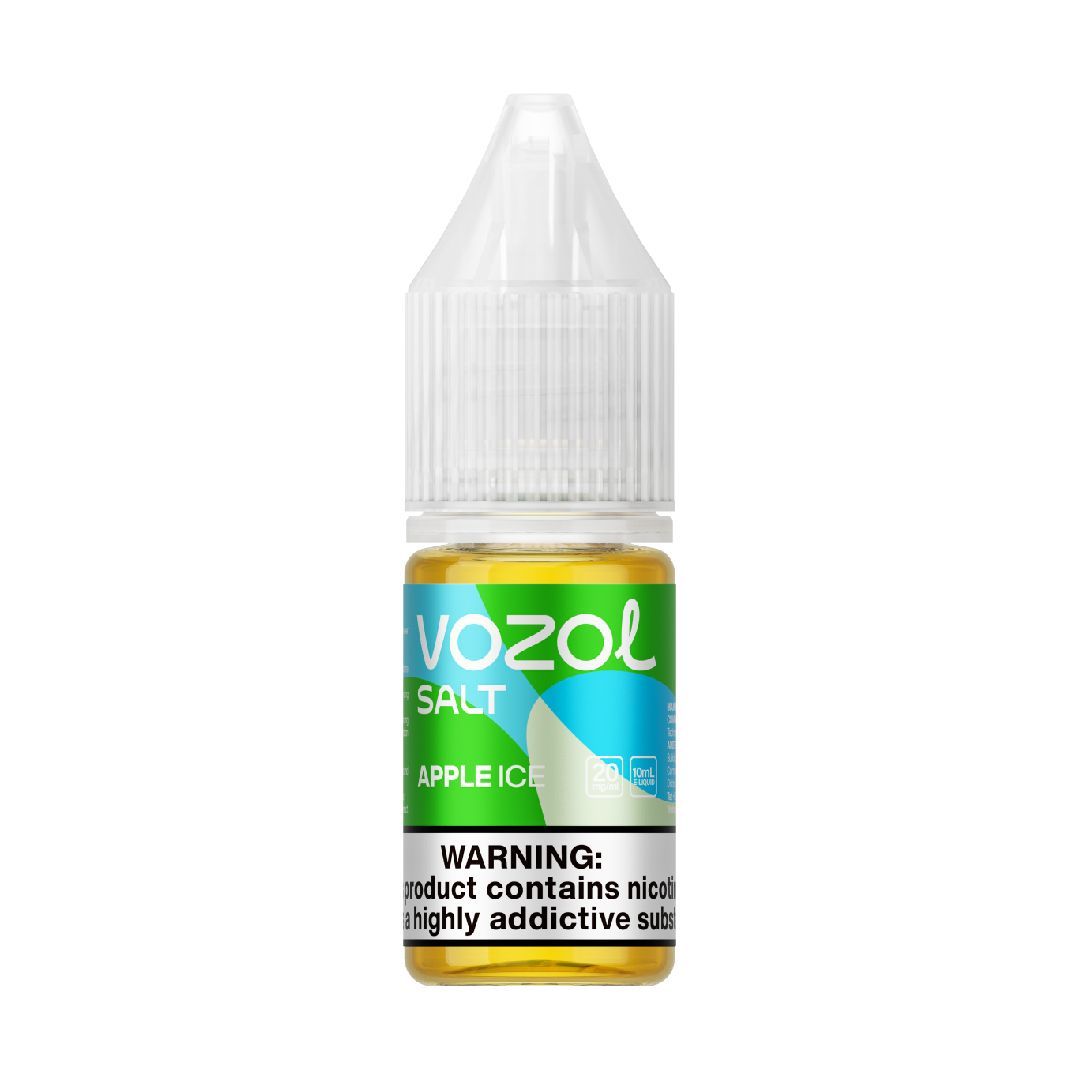 Apple Ice 10ml Nic Salts | 20mg | 50/50 E-Liquid | Vozol