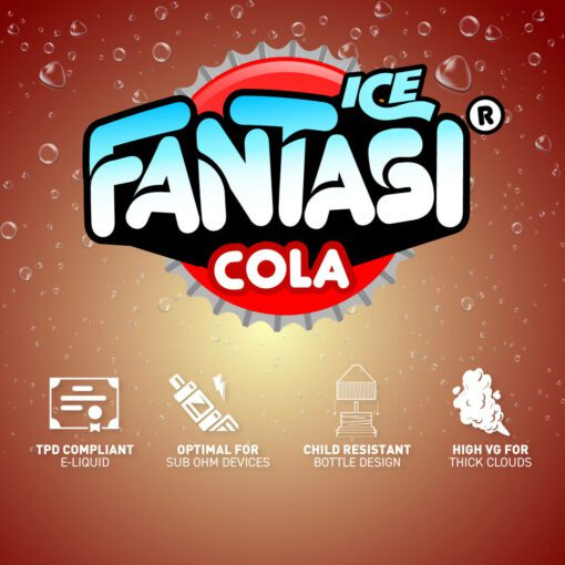 Cola Ice 70/30 E-Liquid | Fantasi
