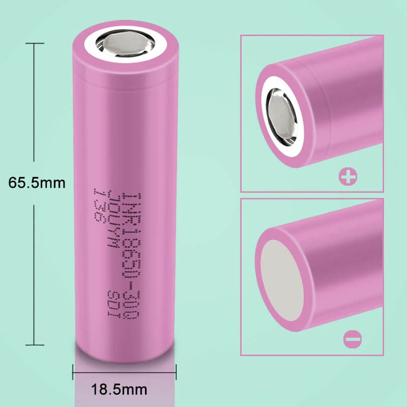Vape batterie JOUYM Li-Ion 18650 30Q 3.7v 3000mah
