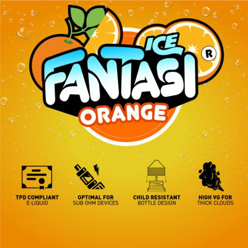Orange Ice 70/30 E-Liquid | Fantasi