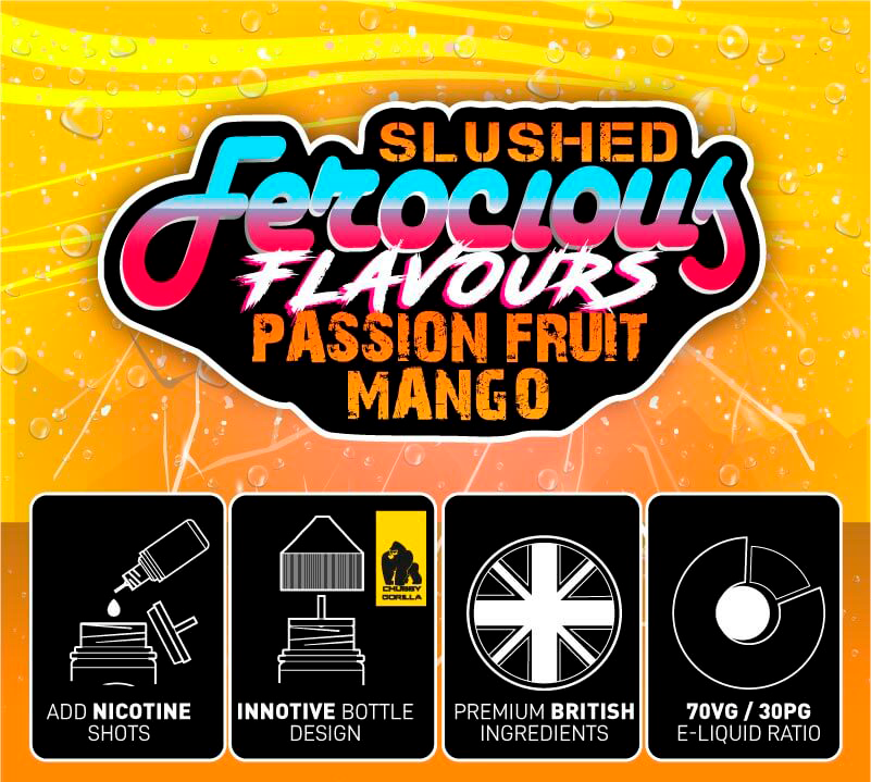 Passion Fruit Mango Slush 70/30 | Ferocious E-Liquid