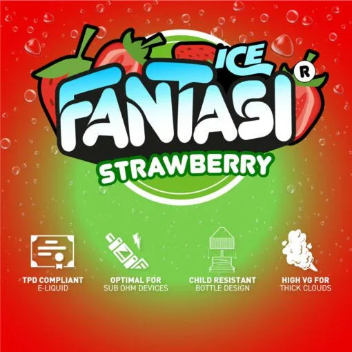Strawberry Ice 70/30 Liquido (Gelato alla Fragola), Fantasi, vendita Svizzera Strawberry Ice 70/30 Liquido (Gelato alla Fragola), Fantasi, vendita Svizzera