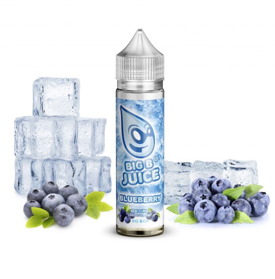 BIG B Juice ICE Line, Blueberry 50ml ''Shortfill'' E-Liquid (Blaubeeren) | 70/30