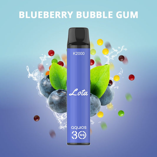 Blueberry Bubble Gum 20mg - Innokin Lota K2000 - Disposable