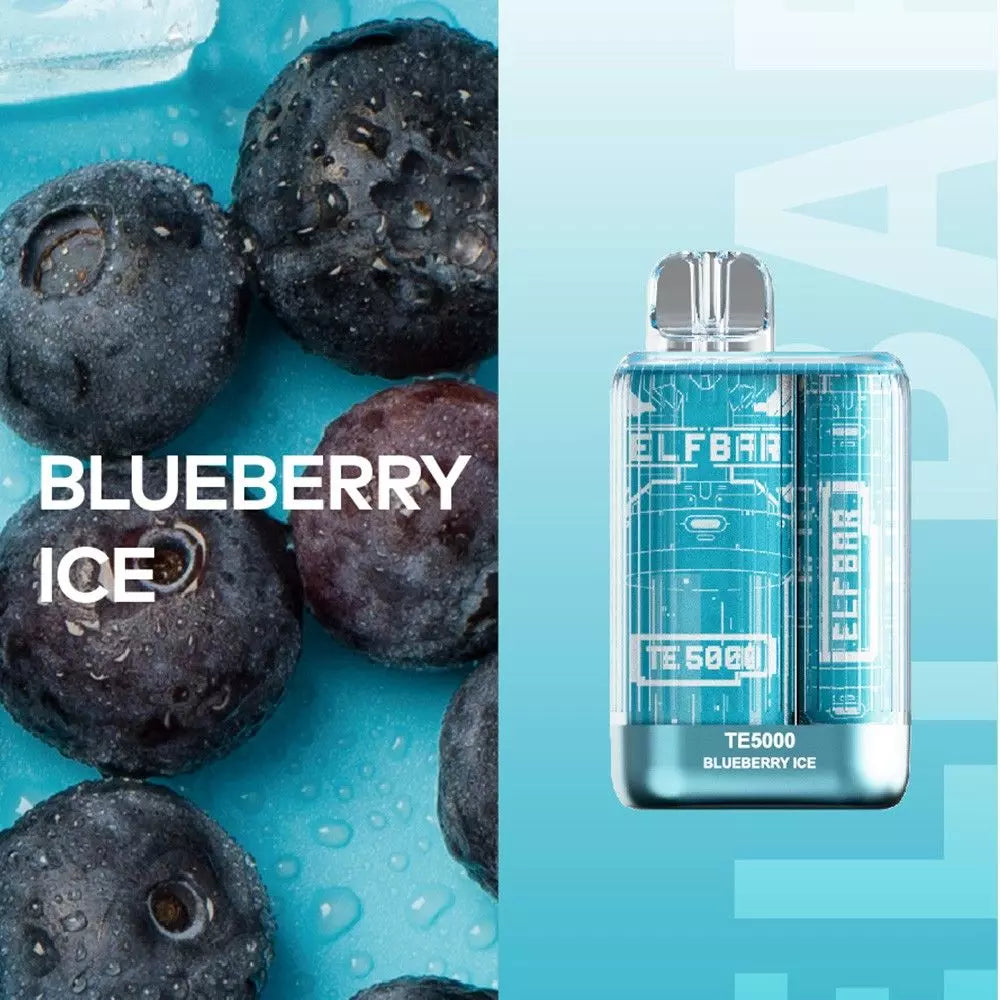 Blueberry Ice 20mg - Elf Bar TE5000 - Disposable