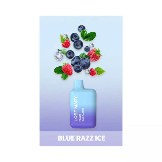 Blue Razz Ice 20mg - Lost Mary BM600 - Disposable