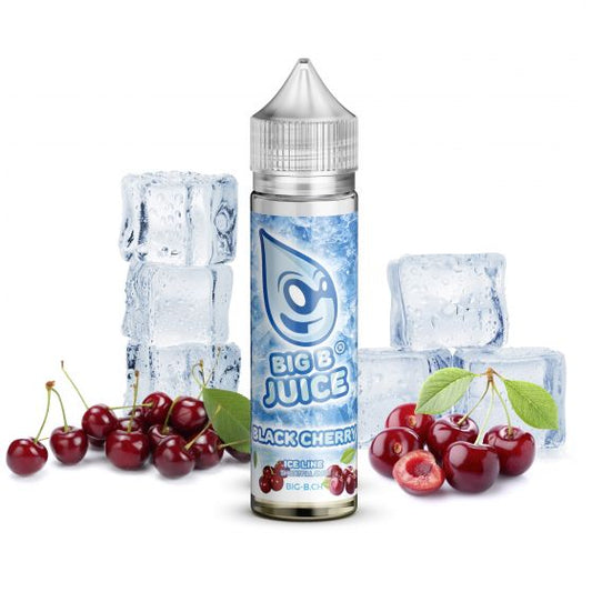 BIG B Juice ICE Line, Black Cherry 50ml ''Shortfill'' E-Liquide (Cerise noire) | 70/30