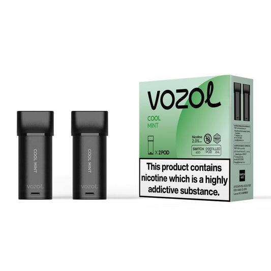 Vozol Switch 600 - Cool Mint - Cartridges Pod | x2