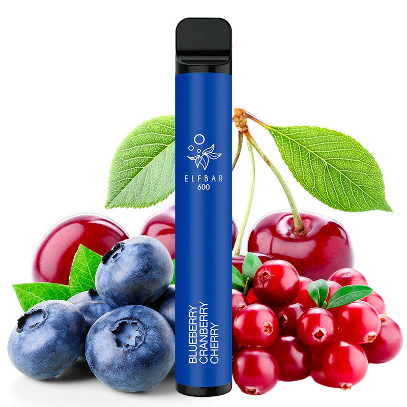 Elf Bar 600 - Blueberry Cranberry Cherry 20mg - Einweg Disposable