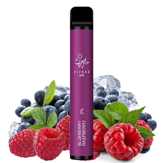Elf Bar 600 - Blueberry Raspberry 20 mg - Disposable
