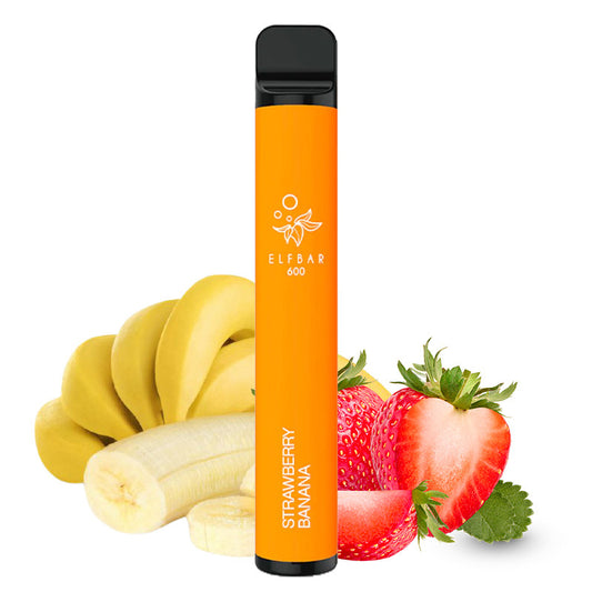 Elf Bar 600 - Strawberry Banana 20 mg - Disposable