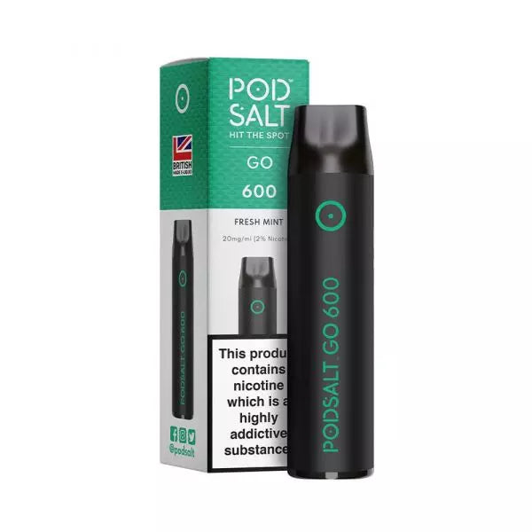 Pod Salt GO 600 20mg Pod (nicotine salt) - Disposable