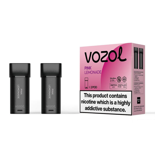 Vozol Switch 600 - Pink Lemonade - Cartridges Pod | x2