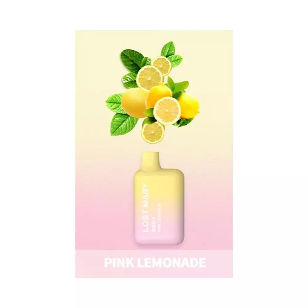 Pink Lemonade 20mg - Lost Mary BM600 - Einweg Disposable