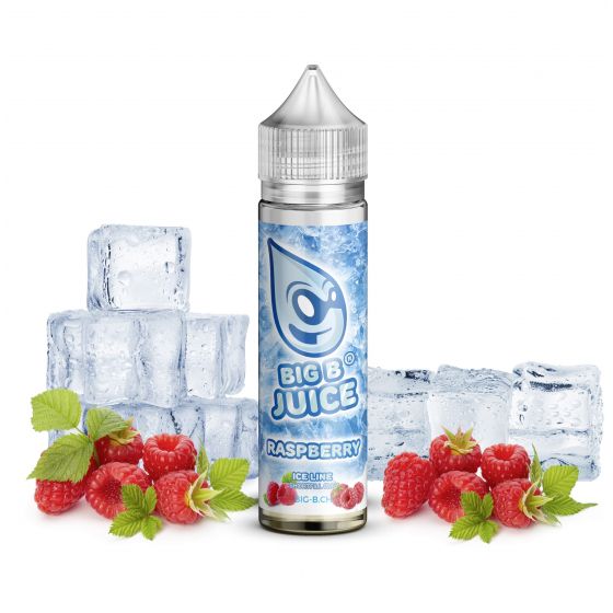 BIG B Juice ICE Line, Raspberry 50ml ''Shortfill'' E-Liquide (Framboise) | 70/30