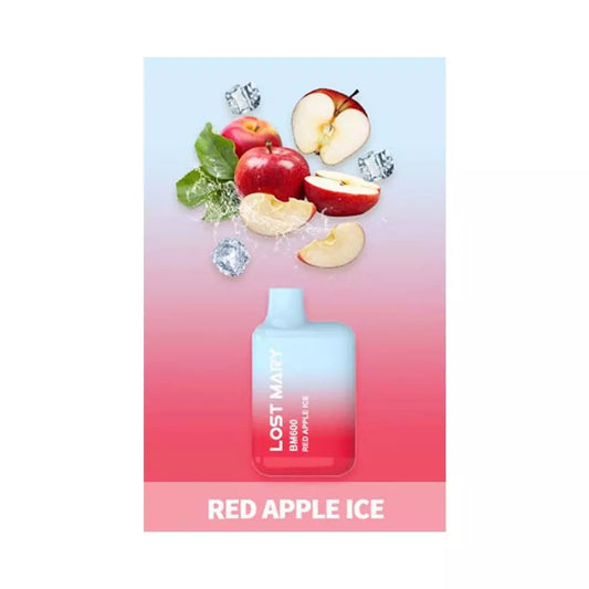 Red Apple Ice 20mg - Lost Mary BM600 - Disposable