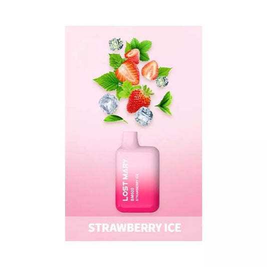Strawberry Ice 20mg - Lost Mary BM600 - Disposable