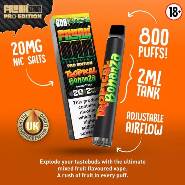 Frunk Bar 800 Pod (NikotinSalz) 20mg - Einweg Disposable