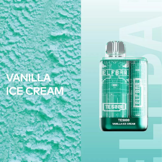 Vanilla Ice Cream 20mg - Elf Bar TE5000 - Disposable