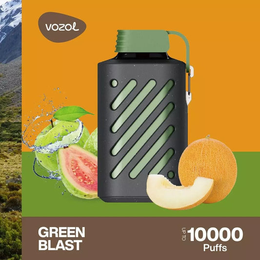Green Blast 20mg Vozol Gear 10000, Disposable