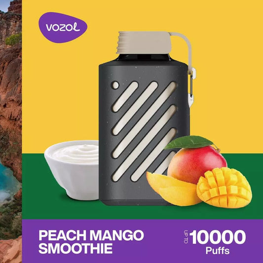Peach Mango Smoothie 20mg Vozol Gear 10000, Disposable