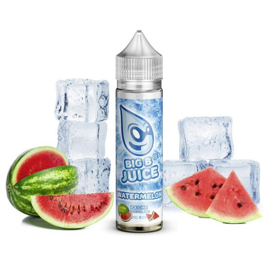 BIG B Juice ICE Line, Watermelon 50ml ''Shortfill'' E-Liquid (Wassermelone) | 70/30