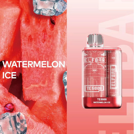 Watermelon Ice 20mg - Elf Bar TE5000 - Disposable